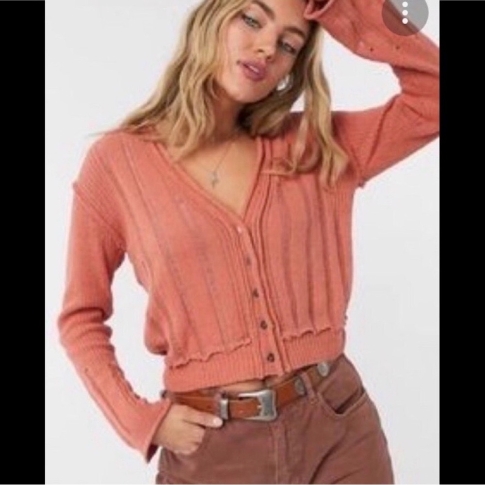 Free People Stevie Knit Cardigan - Picture 3 of 13